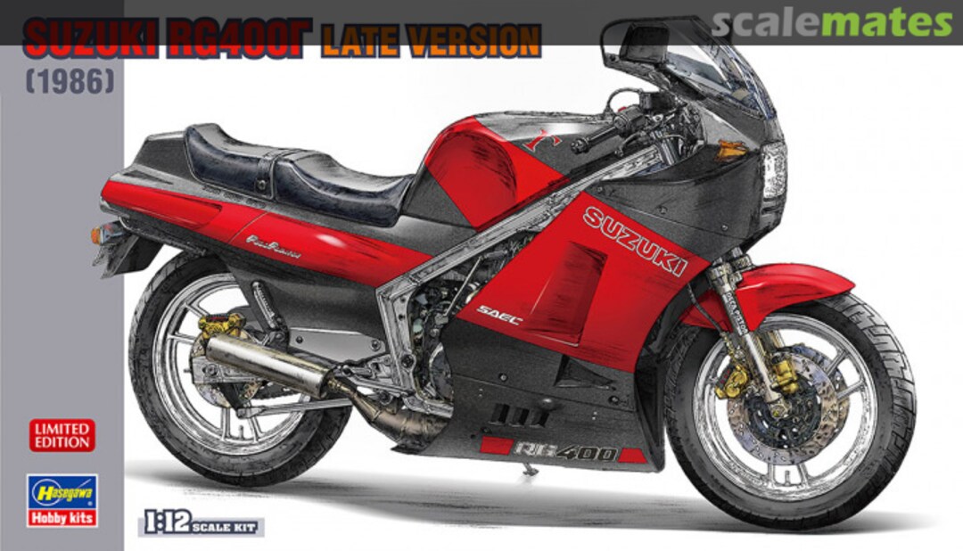 Boxart Suzuki RG400Γ Late Version (1986) 21728 Hasegawa