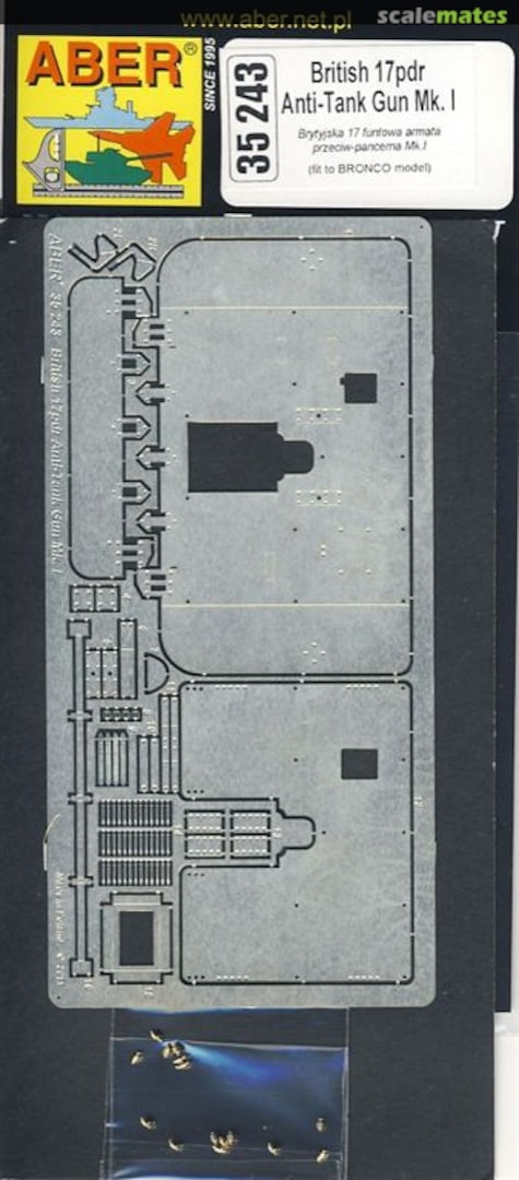 Boxart British 17 pdr Anti-Tank Gun Mark I 35243 Aber