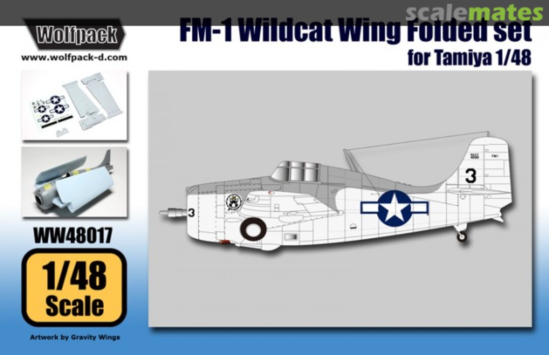 Boxart FM-1 Wildcat Wing Folded Set WW48017 Wolfpack