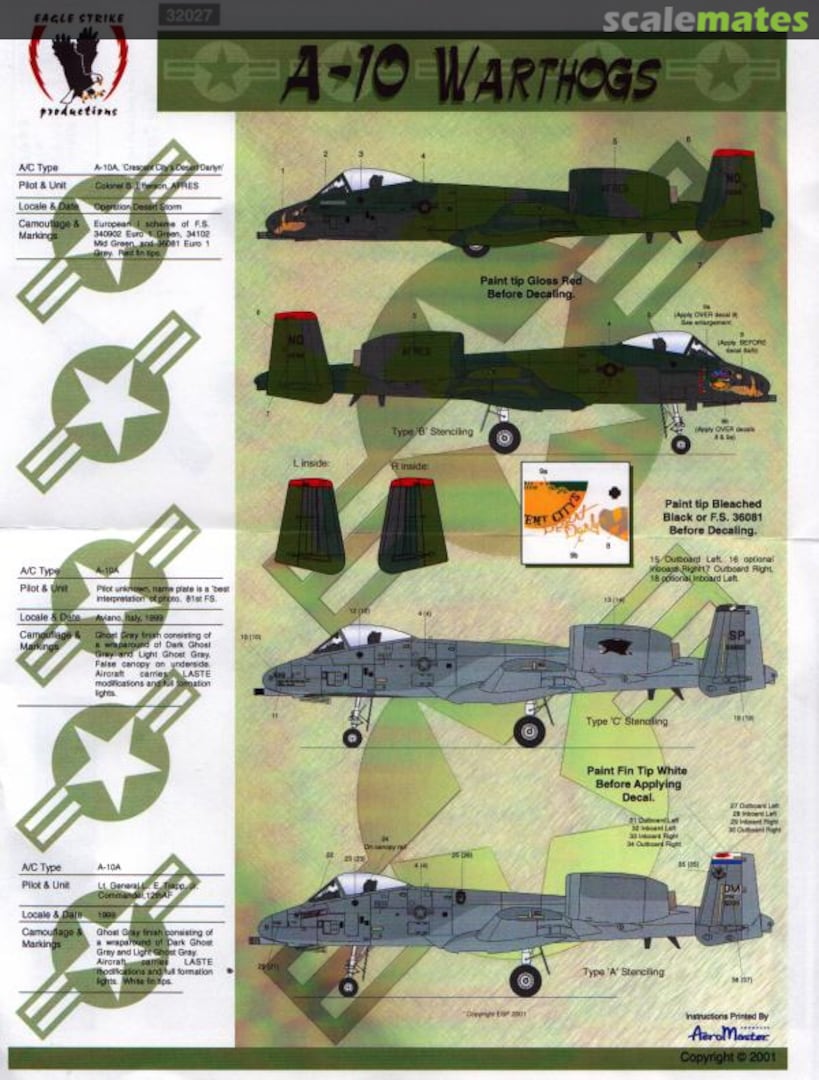 Boxart A-10 Warthogs 32027 Eagle Strike Productions