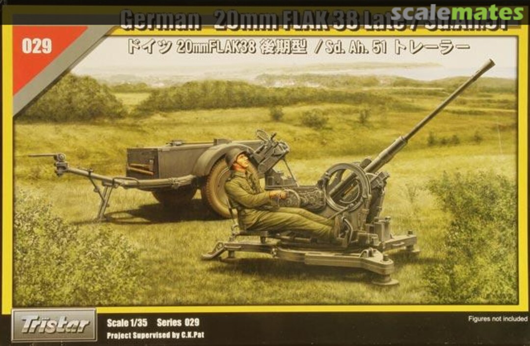 Boxart 20mm Flak 38 Late / Sd.Ah.51 35029 Tristar