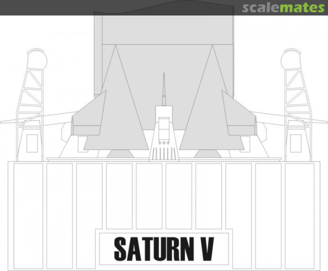 Boxart Saturn V Launch Stand NW129 New Ware