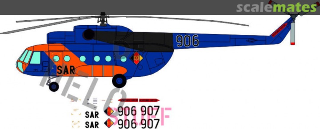 Boxart Mil Mi-8 "SAR MHG-18" DF31572 DF HeloStuff