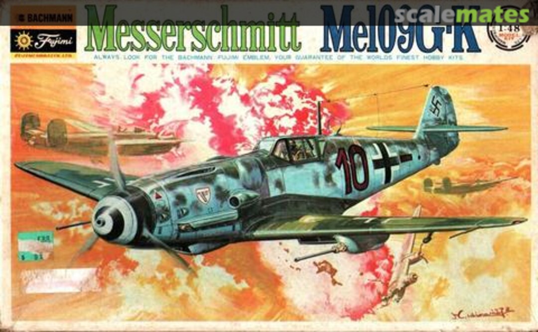 Boxart Messerschmitt Me109G-K 0785 Bachmann Fujimi