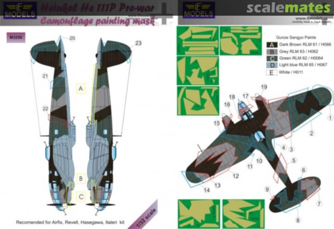 Boxart Heinkel He 111P M3256 LF Models