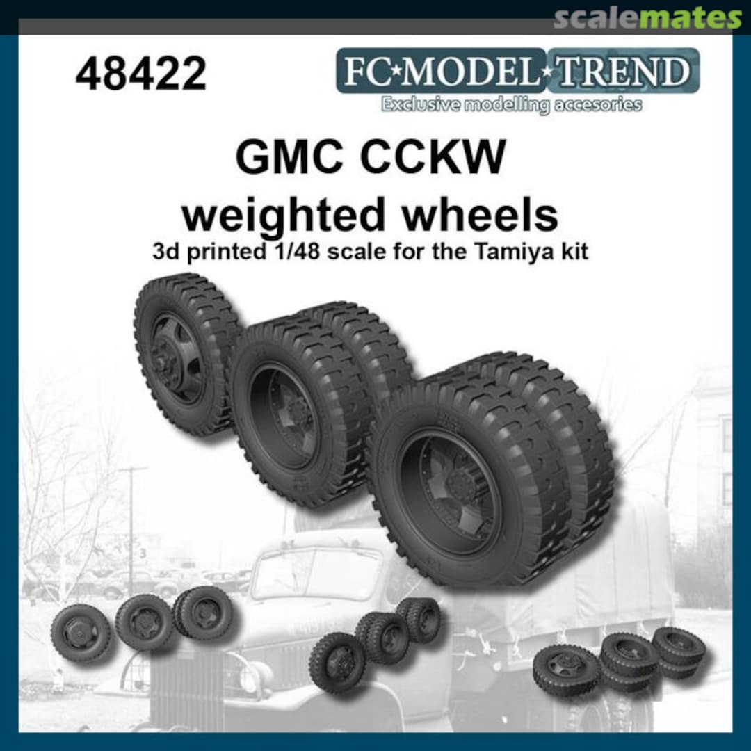 Boxart GMC CCKW weighted wheels 48422 FC Model Trend