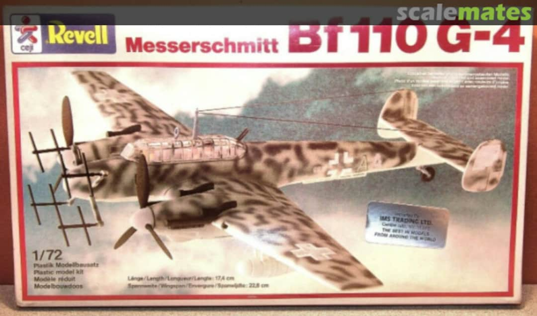 Boxart Messerschmitt Bf110 G-4 4151 Revell