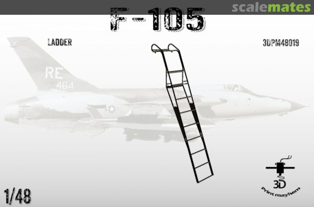 Boxart F-105 Boarding ladder 3DPM48019 3D Print Mayhem