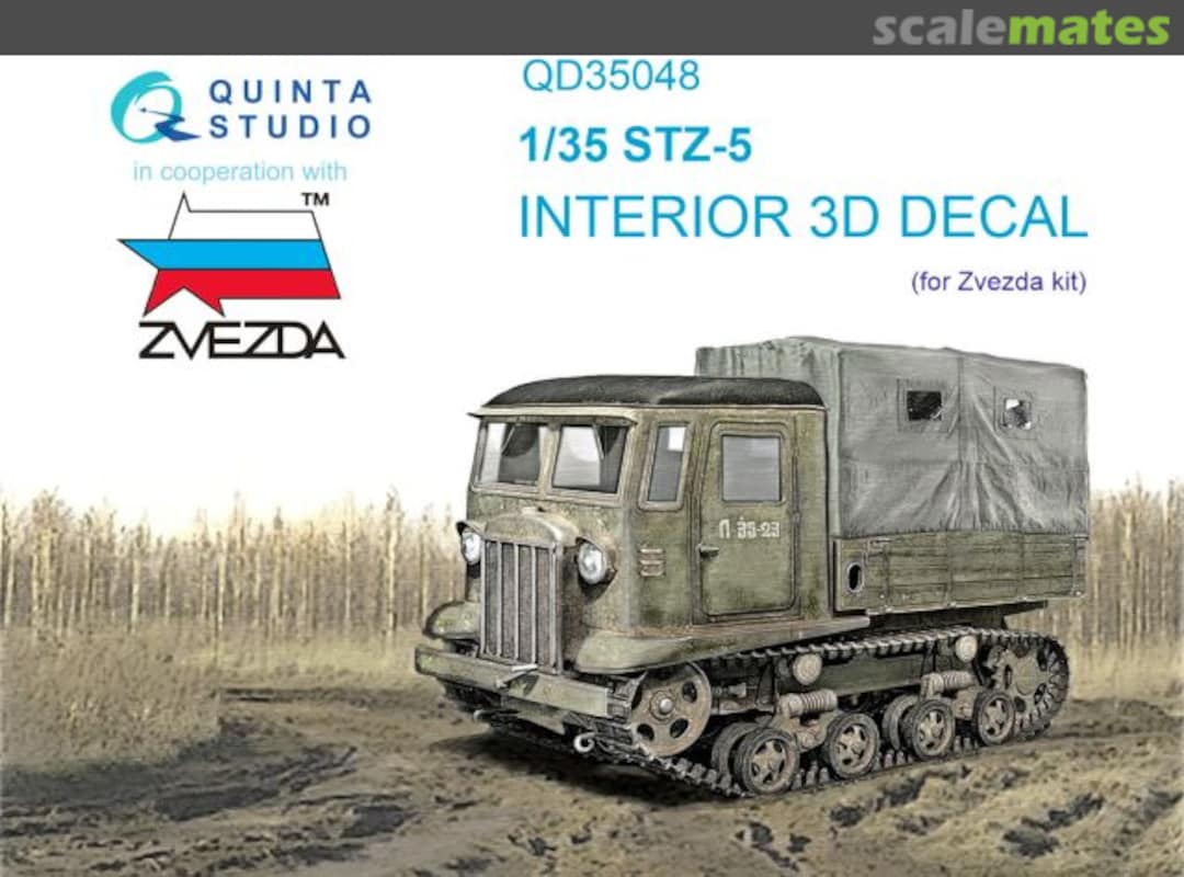 Boxart STZ-5 interior 3D decals QD35048 Quinta Studio