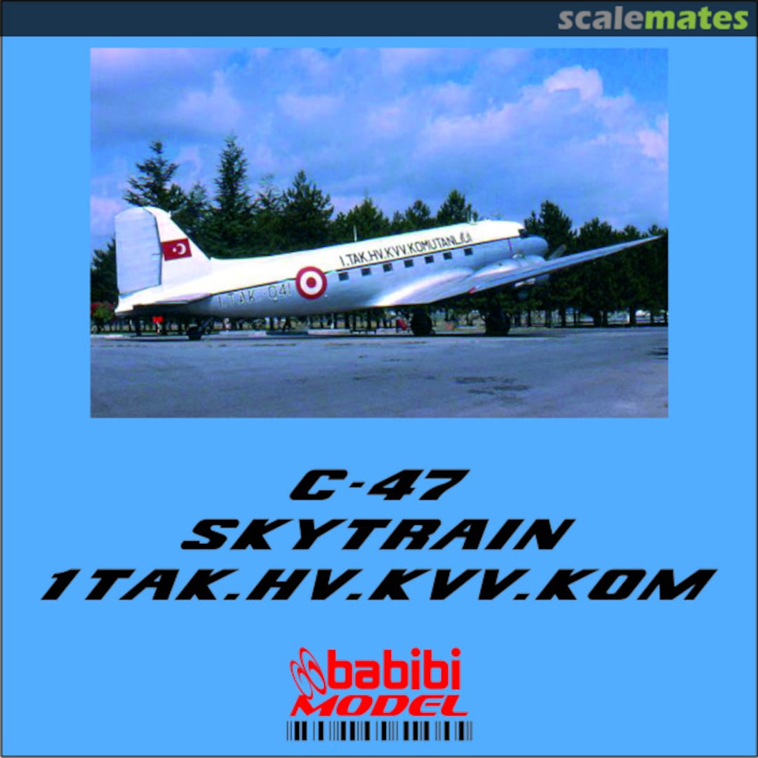 Boxart C-47 Skytrain Dbt-01159 Babibi model