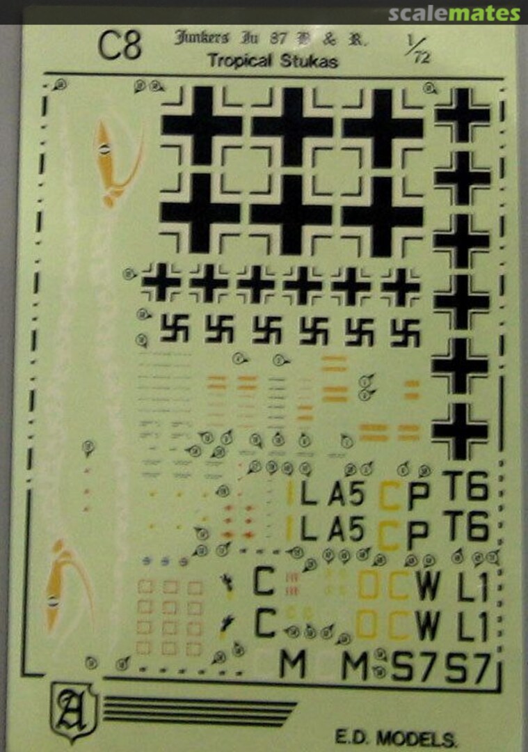 Boxart Tropical Stukas C8 Almark Decals