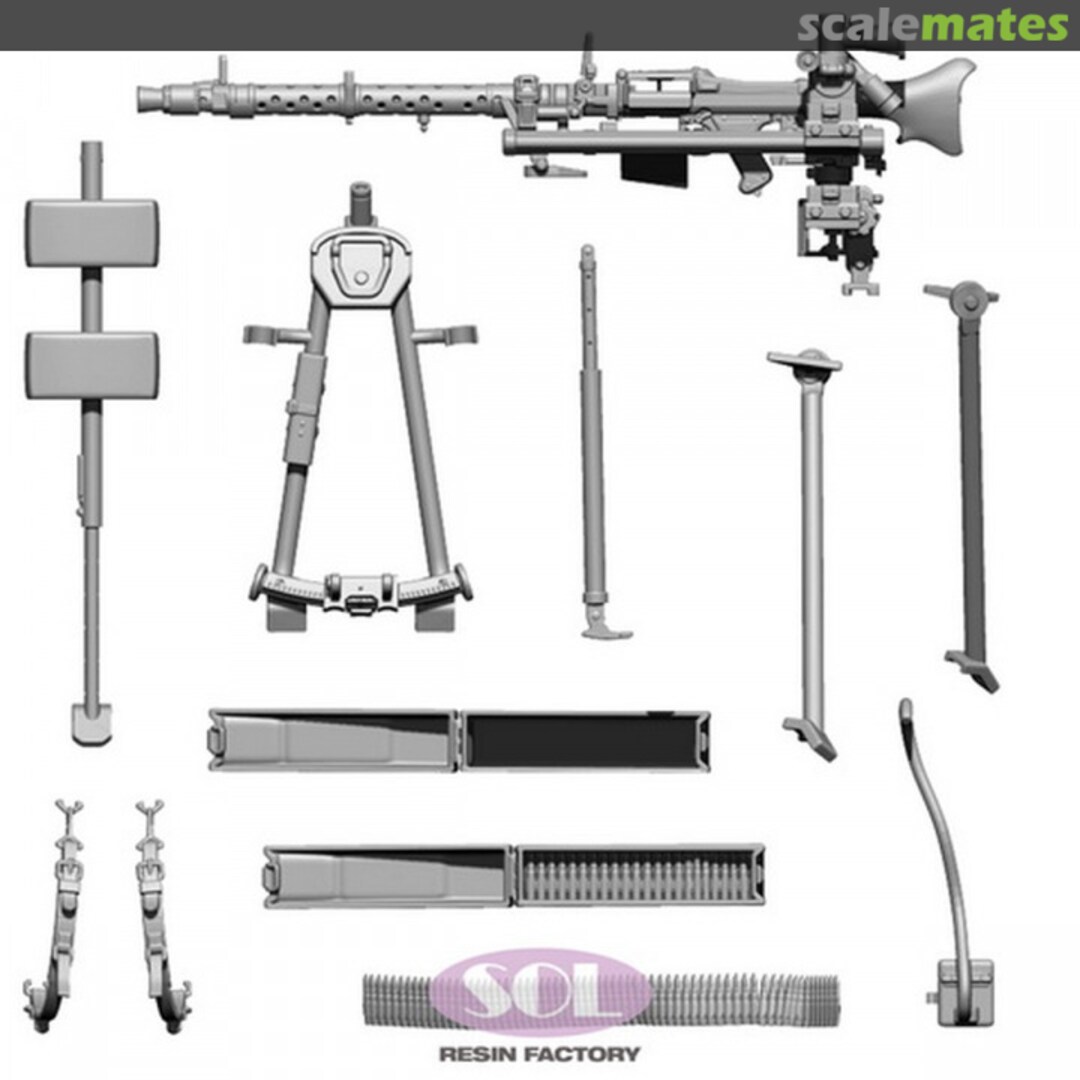 Contents MG 34 on MG-Lafette MM811 SOL