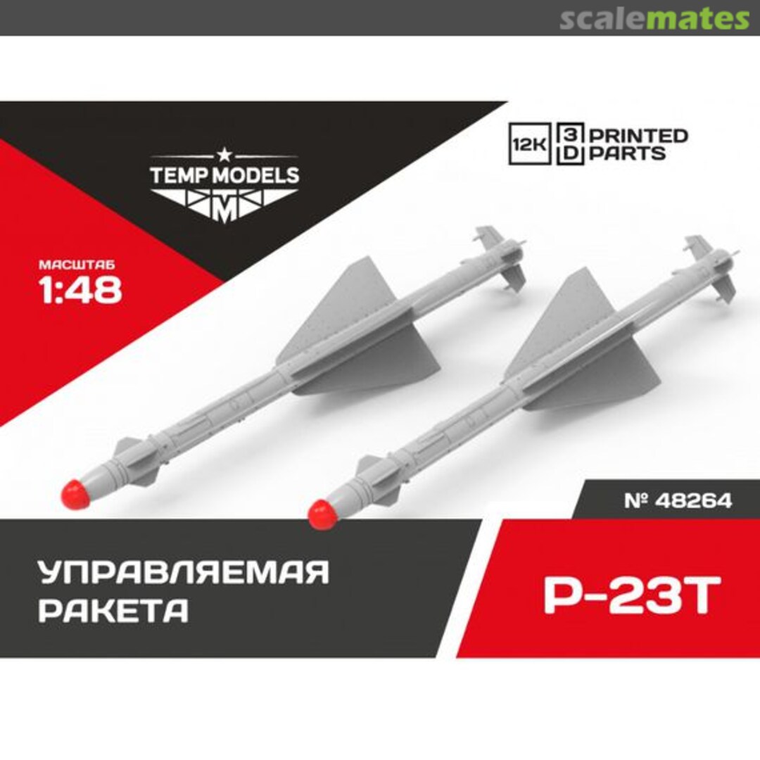 Boxart R-23T guided missile 48264 Tempmodels Boxart R-23T guided missile 48264 Tempmodels