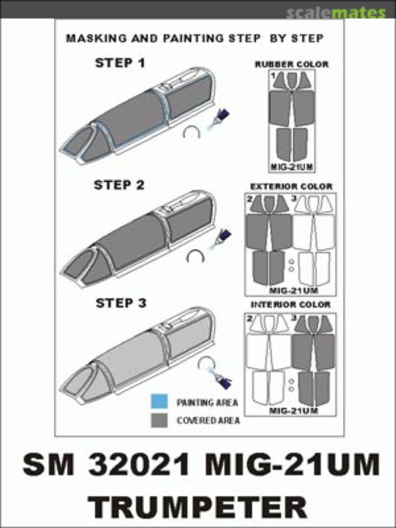 Boxart MiG-21UM SM32021 Montex