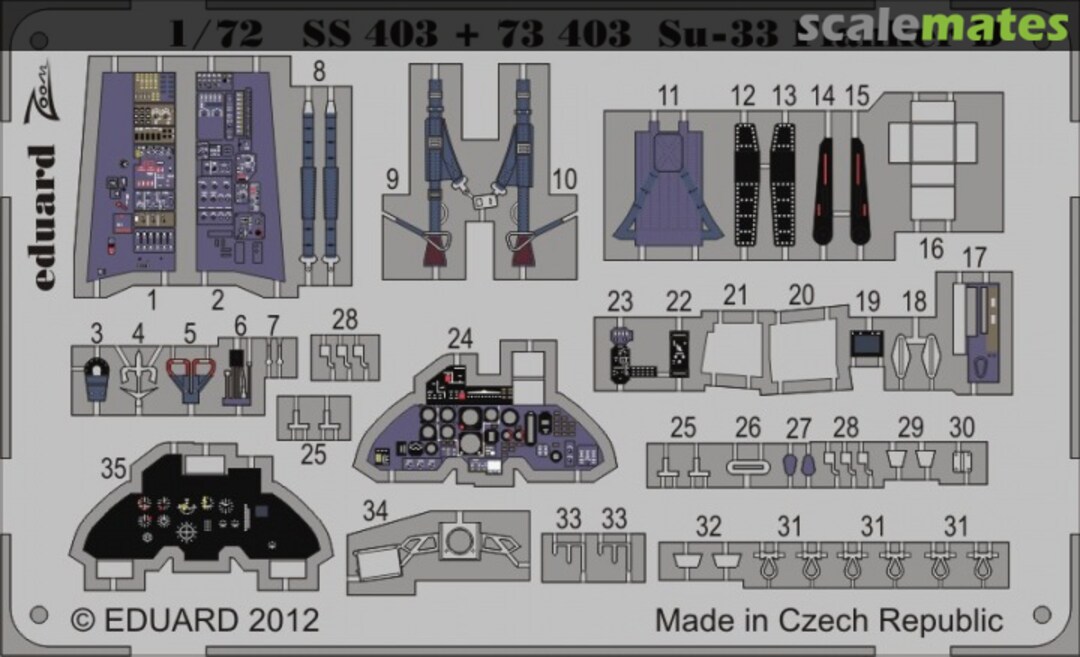 Boxart Su-33 Flanker D S.A. 73403 Eduard