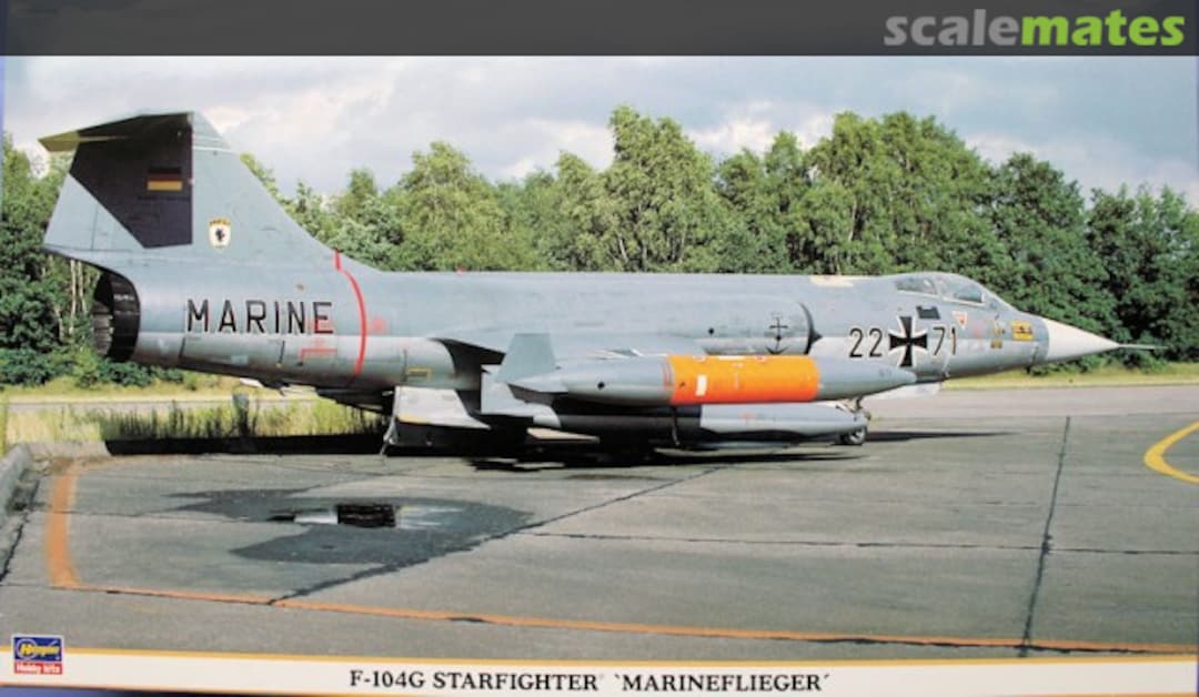 Boxart F-104G Starfighter 'Marineflieger' 08197 Hasegawa