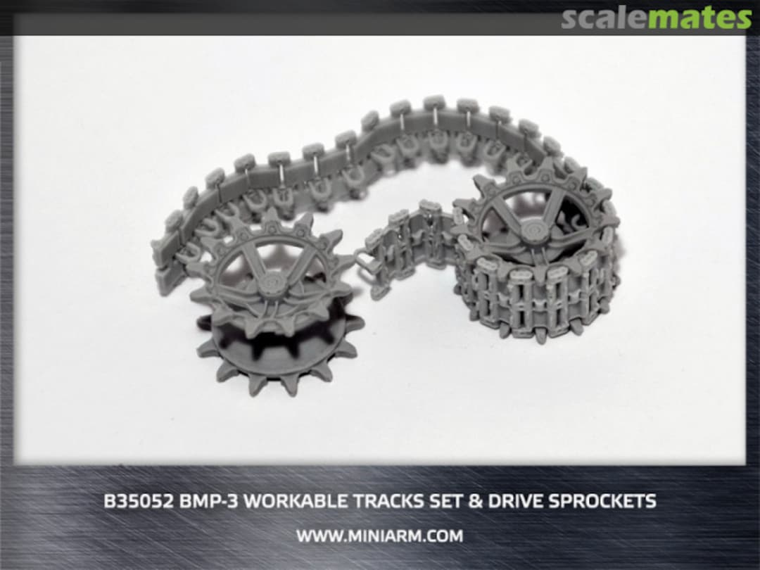 Boxart BMP-3 Workable Tracks & Drive Sprockets (Trumpeter) B35052 Miniarm