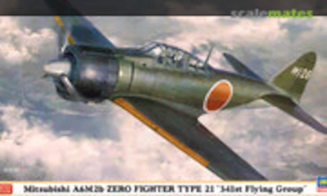 1:48 Mitsubishi A6M2b Zero Fighter Type 21 `341st Flying Group´ (Hasegawa 07436)