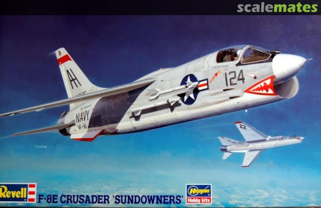 Boxart F-8E Crusader `Sundowners´ 86168 Hasegawa/Revell