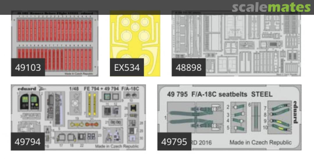 Contents F/A-18C Hornet BIG49164 Eduard