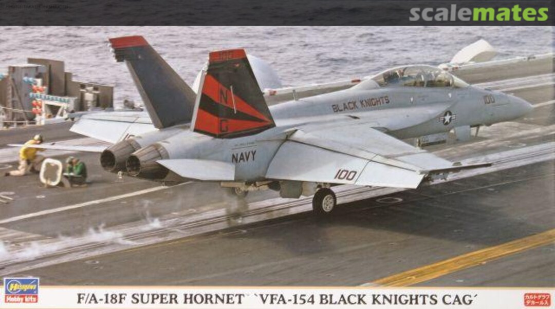 Boxart F/A-18F Super Hornet `VFA-154 Black Knights CAG´ 00857 Hasegawa