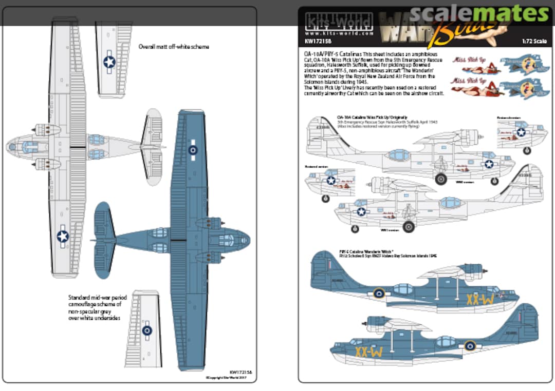 Boxart Consolidated PBY-5 Catalinas KW172158 Kits-World