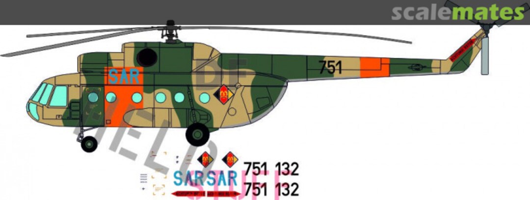 Boxart Mil Mi-8 "SAR NVA" DF31472 DF HeloStuff