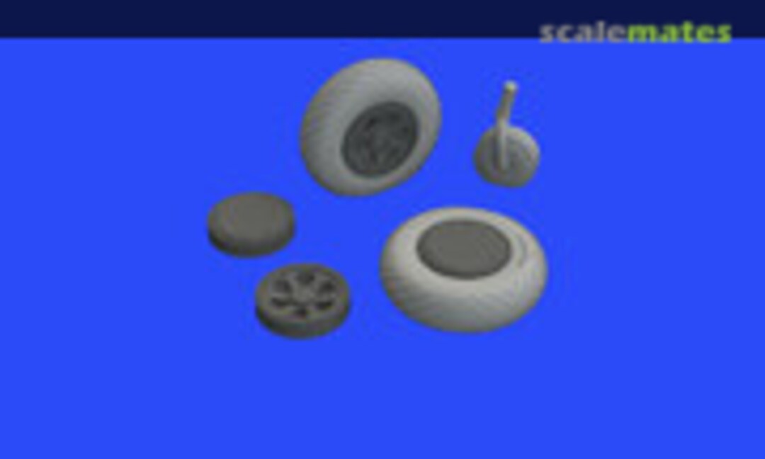 1:72 P-47D wheels (Eduard 672221)