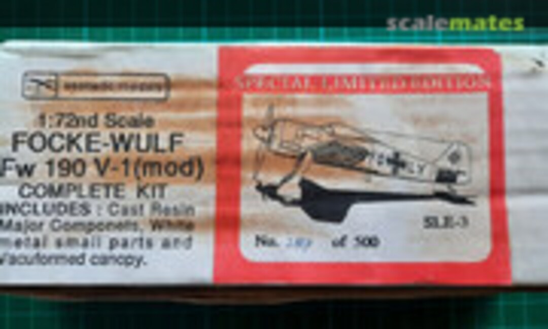 1:72 FOCKE-WULF FW 190 V-1 (MOD) (Esoteric Models SLE-3)