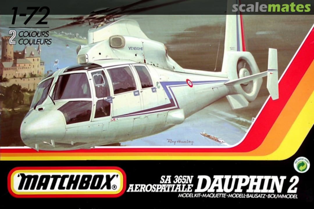 Boxart SA 365N Aerospatiale Dauphin 2 40038 Matchbox