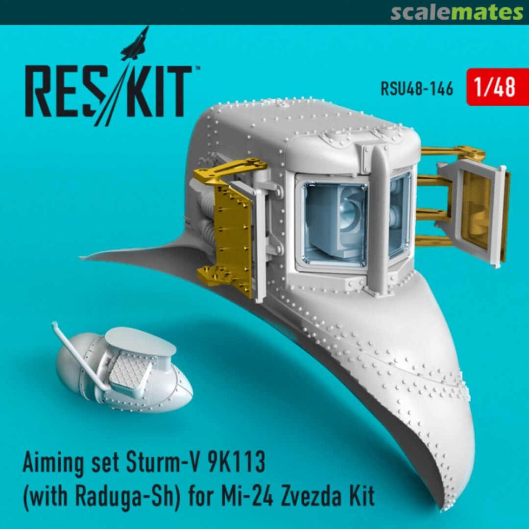 Boxart Aiming set Sturm-V 9K113 (with Raduga-Sh) RSU48-0146 ResKit