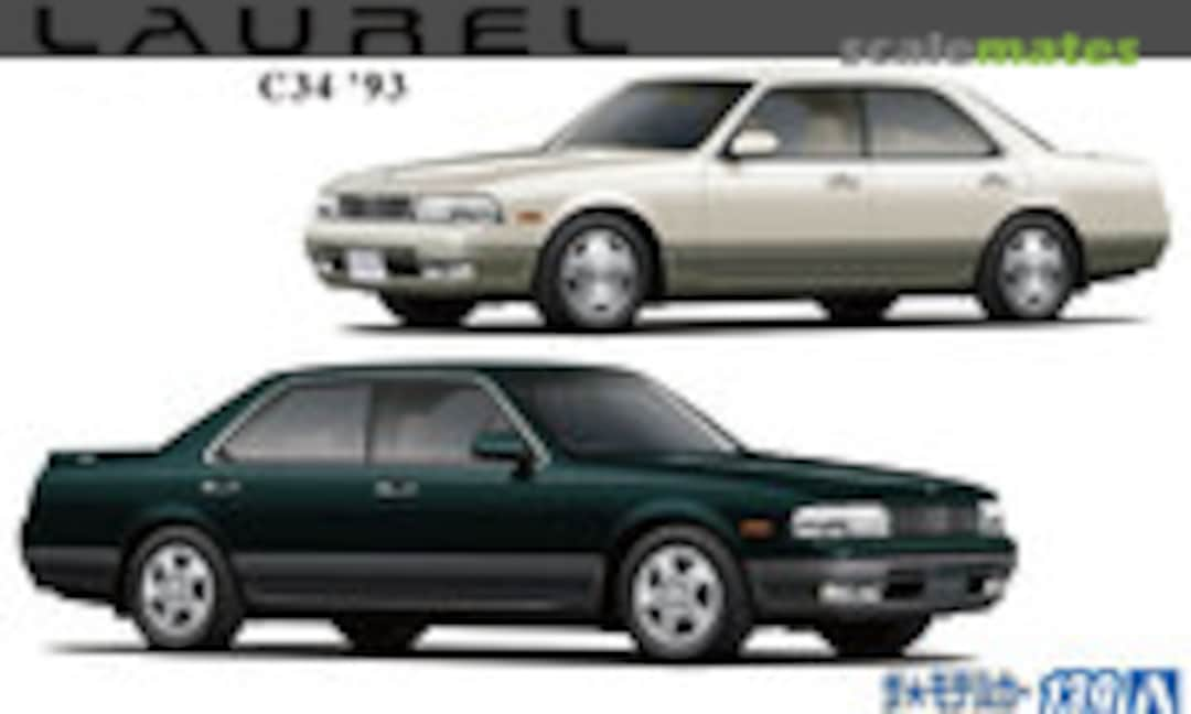 1:24 Nissan GC34 Laurel Medalist V / Club S '93 (Aoshima 064498)