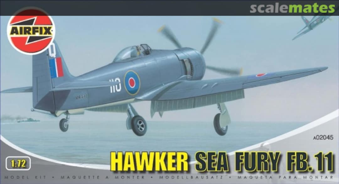 Boxart Hawker Sea Fury FB.11 A02045 Airfix