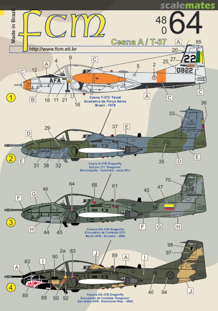 Boxart Cessna A/T-37 48064 FCM