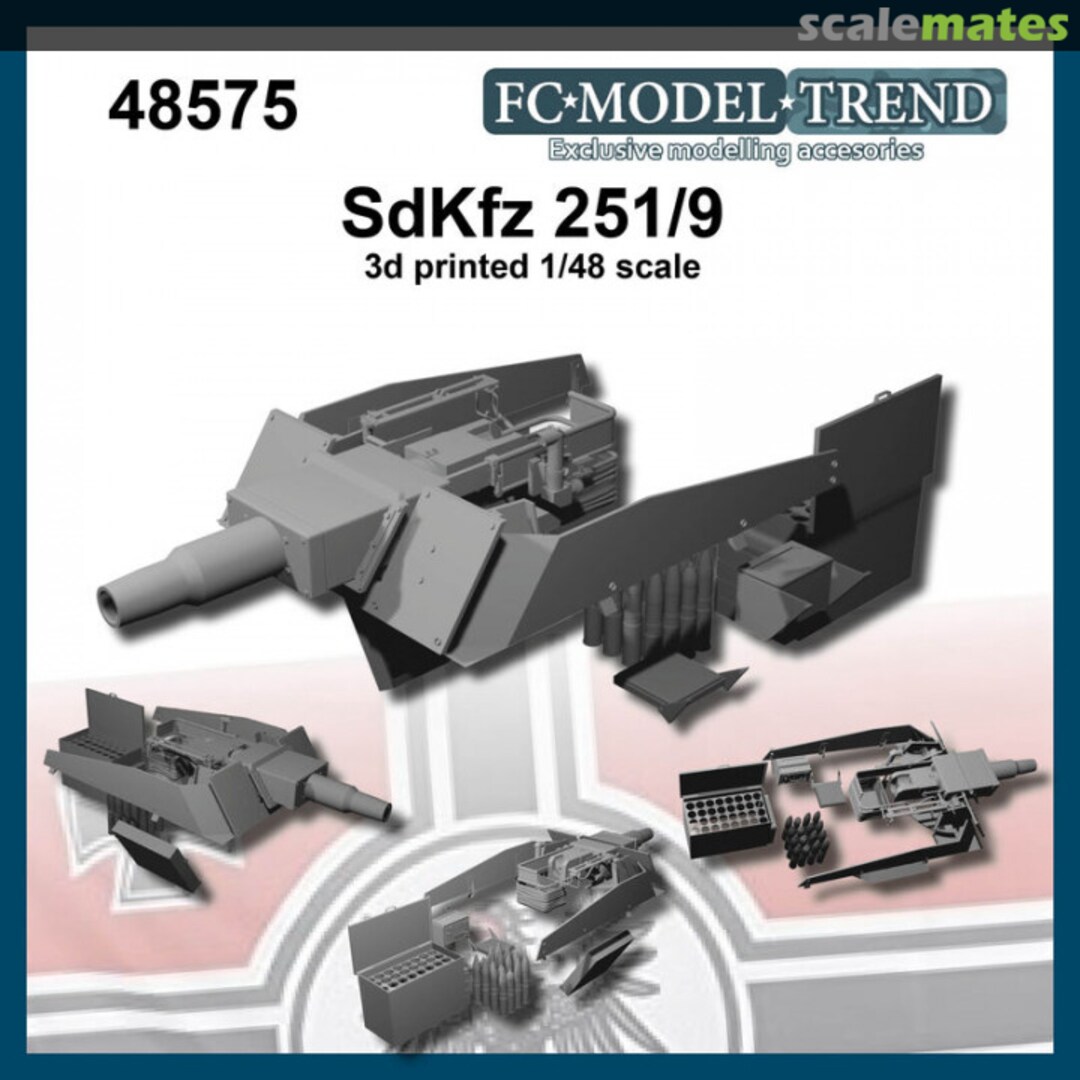 Boxart SdKfz 251/9 48575 FC Model Trend