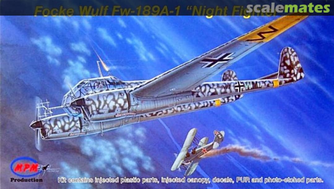 Boxart Focke Wulf Fw-189A-1 "Night Fighter" 72529 MPM Production