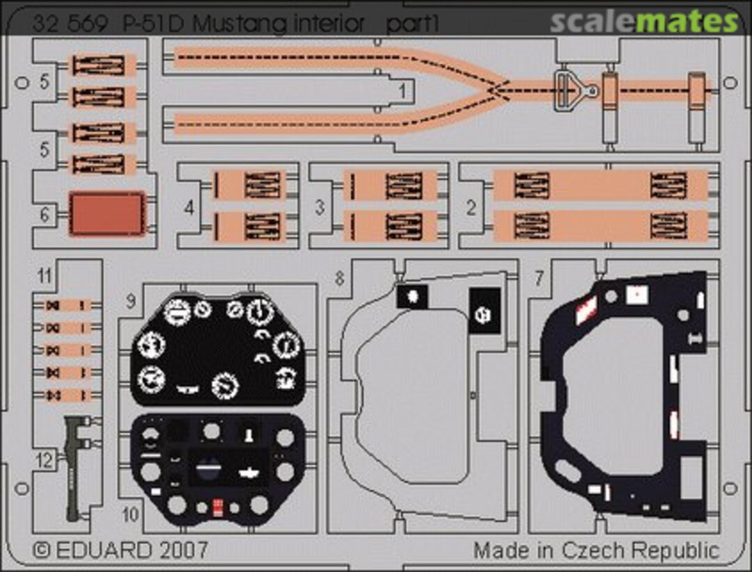 Boxart P-51D interior 32569 Eduard