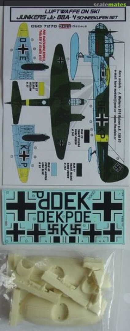 Boxart Junkers Ju-88A-4 CSD7270 Kora Models