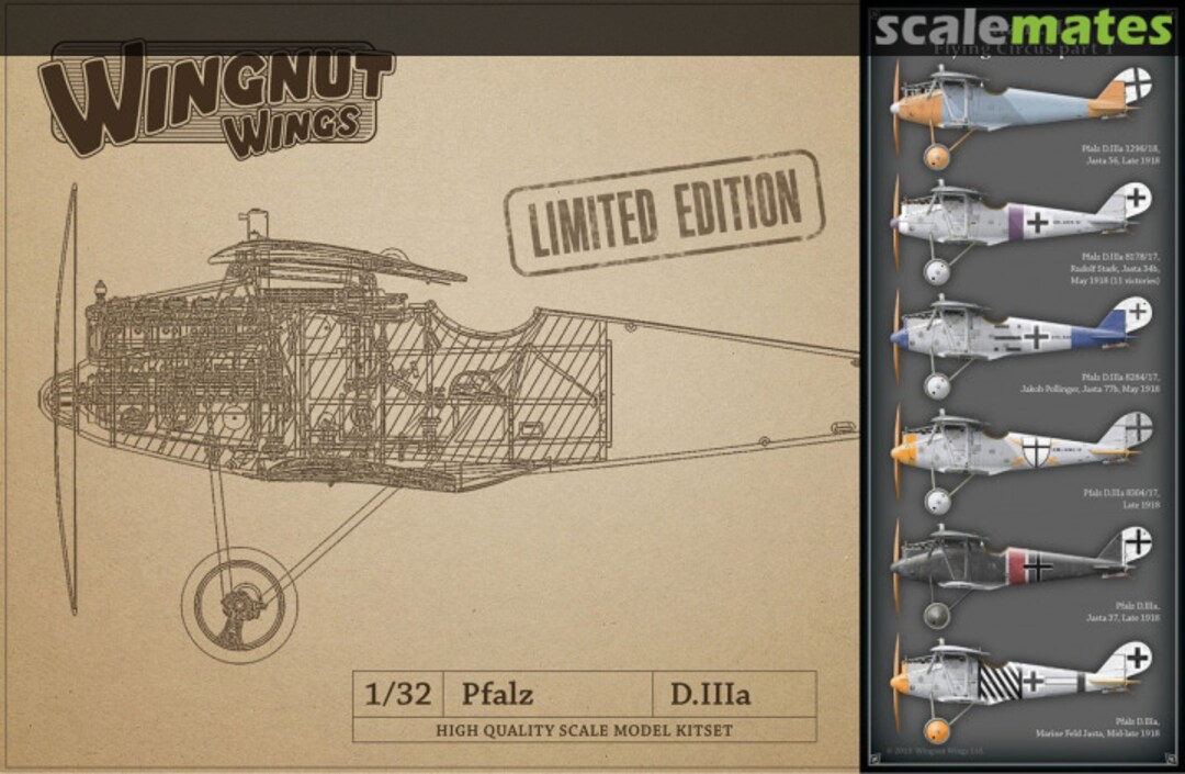 Boxart Pfalz D.IIIa 32909 Wingnut Wings