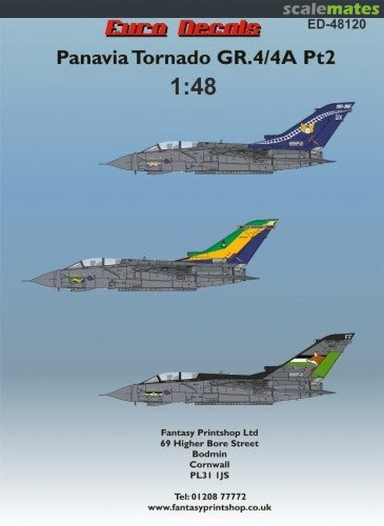 Boxart Panavia Tornado GR.4/4A Part 2 ED-48120 Euro Decals