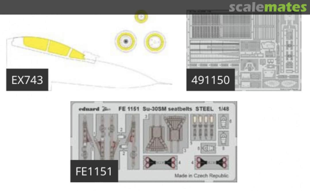 Contents Su-30SM BIG49285 Eduard