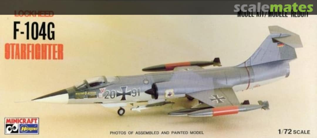 Boxart Lockheed F-104G Starfighter 1013 Minicraft Hasegawa