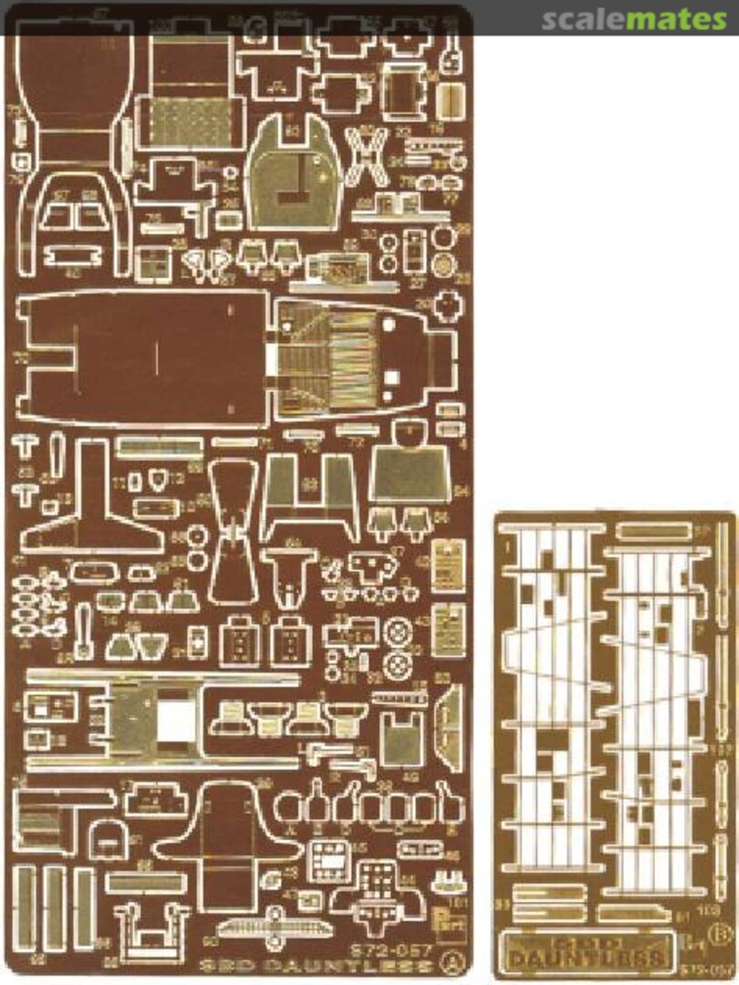 Boxart SBD 3/5 Dauntless-interior S72-057 Part