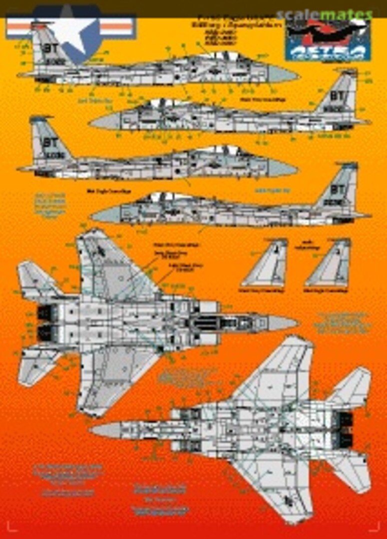 Boxart USAFE F-15C Spangdahlem/ Bitburg ASD-4802 Astra Decals