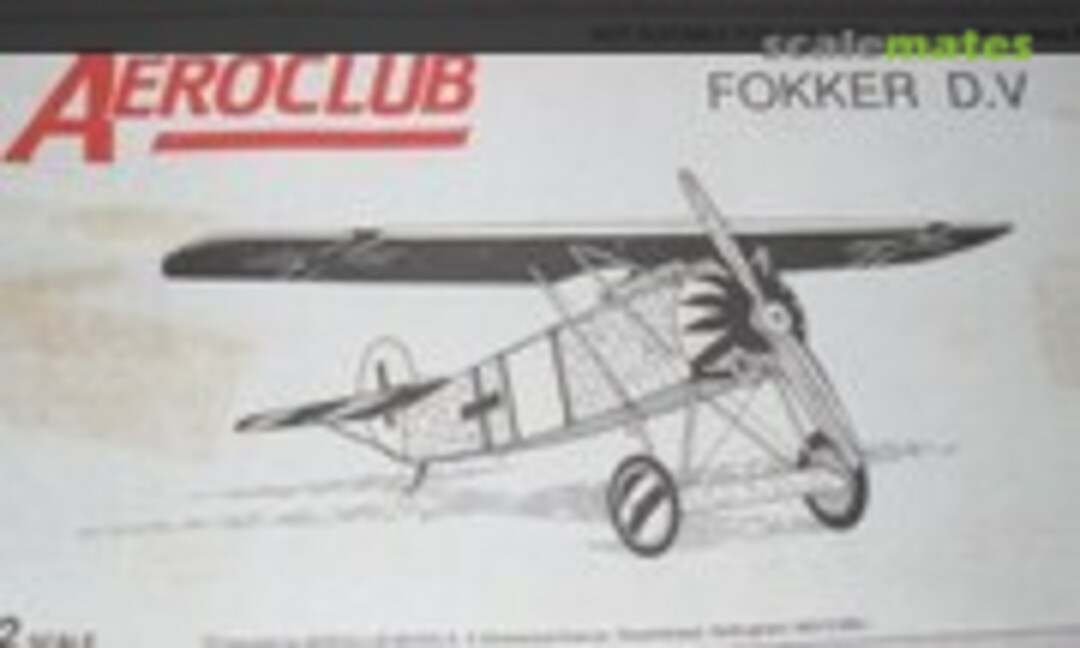 1:72 Fokker D.V (Aeroclub 92)