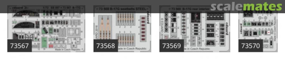 Contents B-17G - Part I BIG72118 Eduard