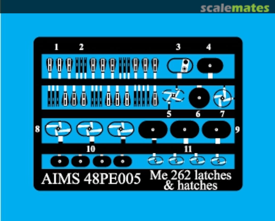 Boxart Me 262 Latches & Hatches 48PE005 AIMS