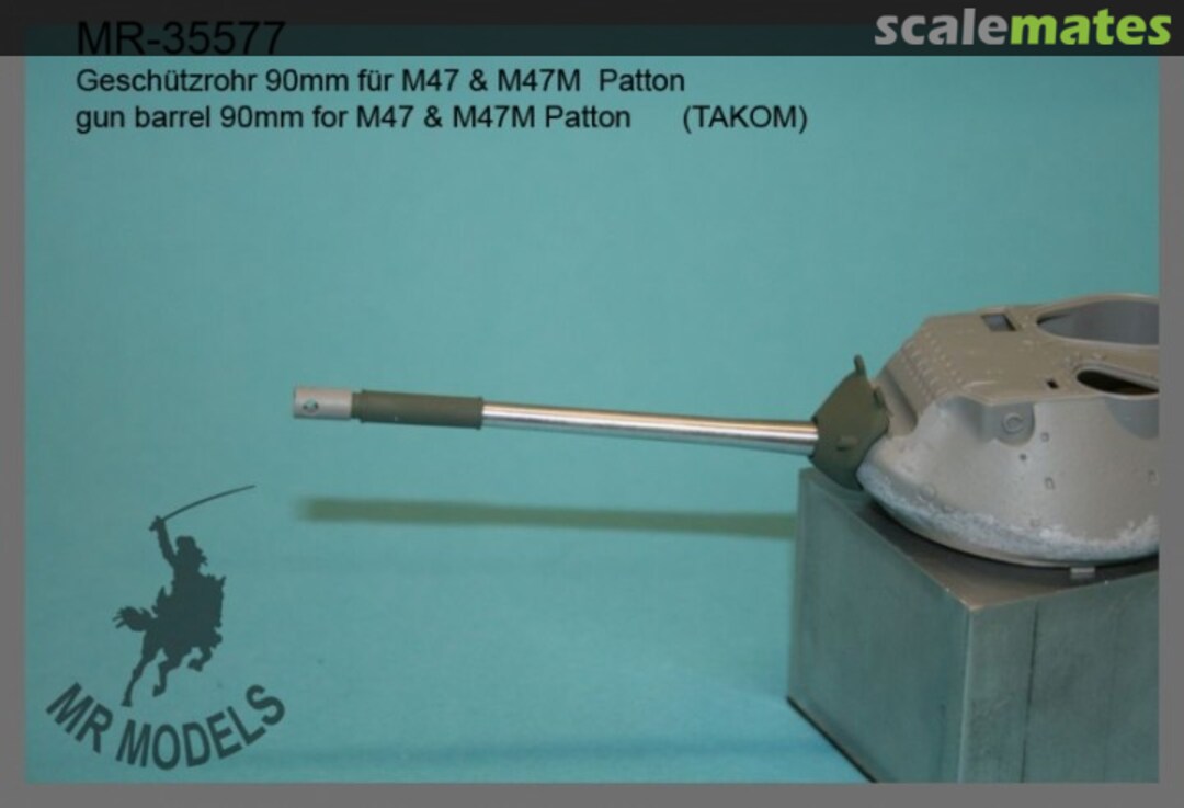 Boxart 90mm gun barrel for M47 Patton MR-35577 MR Modellbau