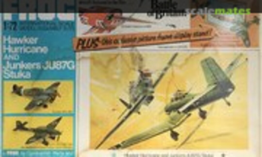 1:72 Hawker Hurricane and junkers Ju 87G (FROG F510)