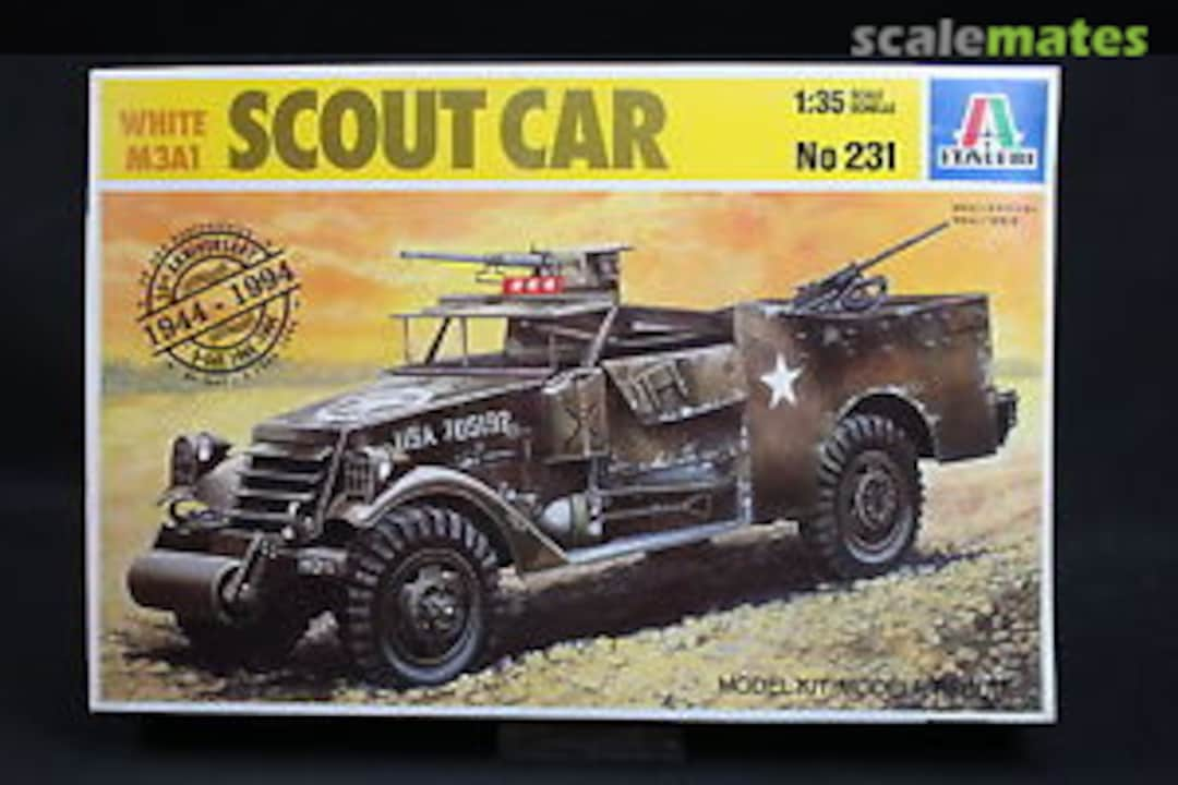 Boxart M3A1 Scout Car 231 Italeri